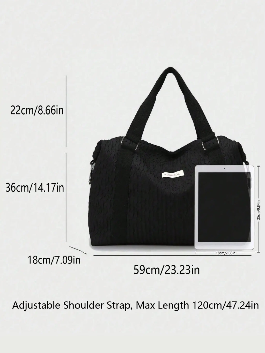 Large Capacity Foldable Lightweight Durable Travel Bag, Fashionable Duffel Bag, Travel Duffle Bag, Fashion Handbag for Women, Ideal for Gym Sports and Holiday Trips, Travel Duffels, Travel Duffel Bags