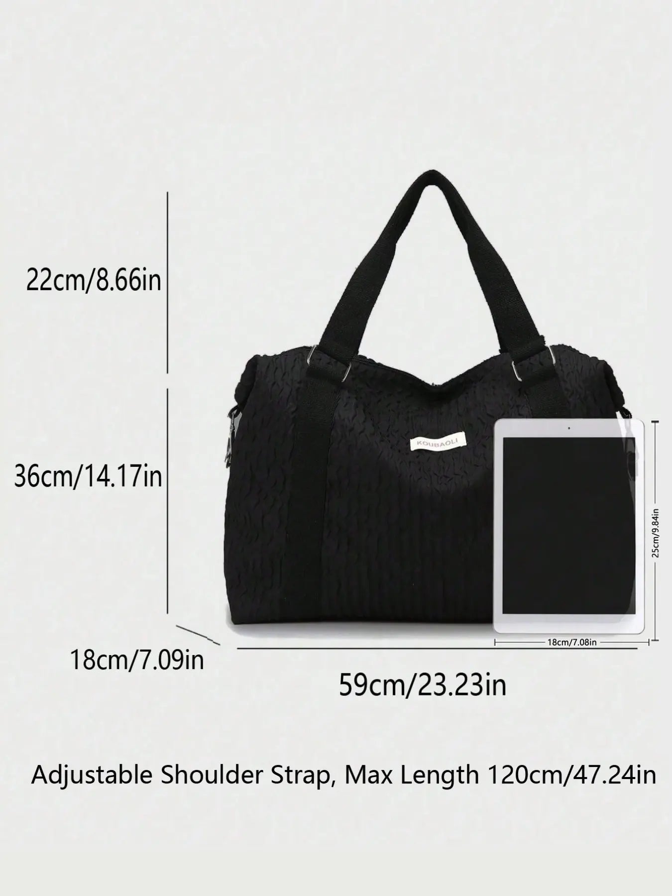Large Capacity Foldable Lightweight Durable Travel Bag, Fashionable Duffel Bag, Travel Duffle Bag, Fashion Handbag for Women, Ideal for Gym Sports and Holiday Trips, Travel Duffels, Travel Duffel Bags