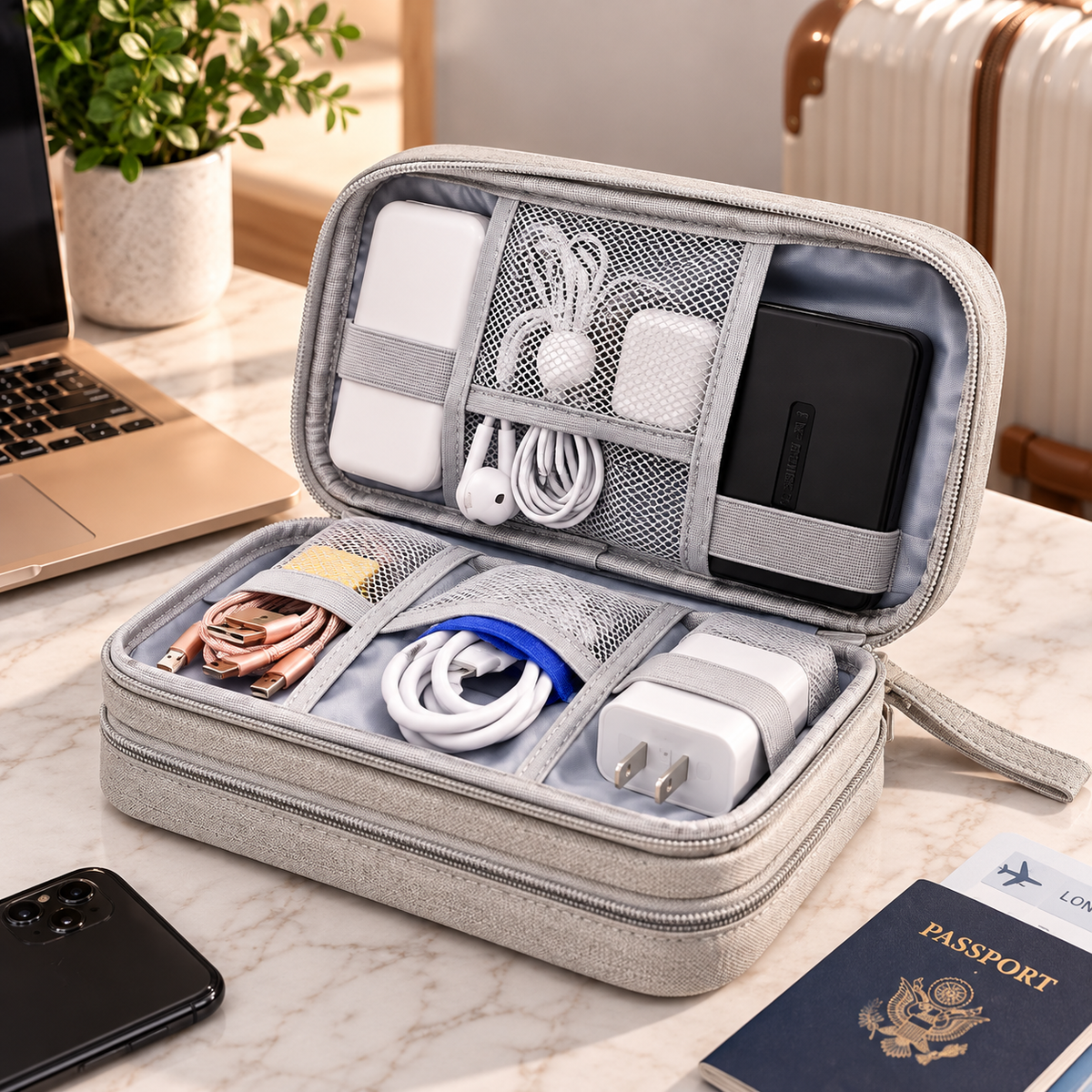 Waterproof Double Layer Travel Organizer