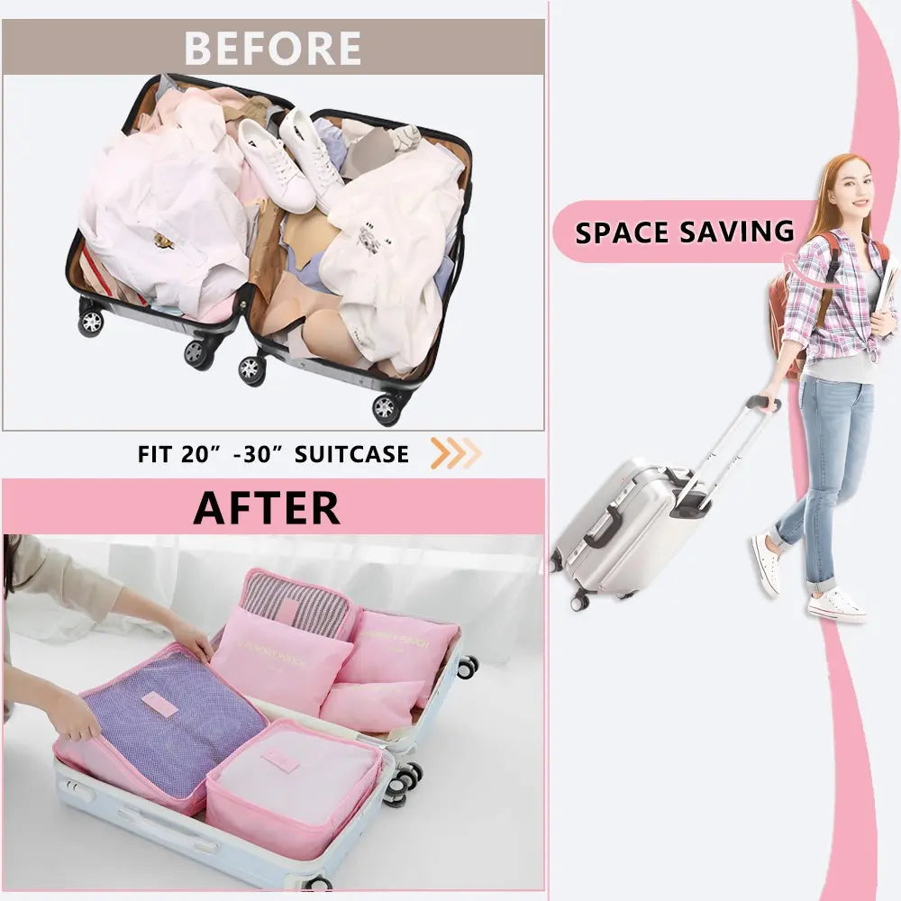 8Pcs/13Pcs Packing Cubes for Suitcases, Travel Luggage Organizer, Essential Travel Accessories, Travel Organizer Set, Shoe/Laundry/Underwear/Makeup Bags, for Women & Men, Travel Organization Pouch, Travel Gear, Travel Sets