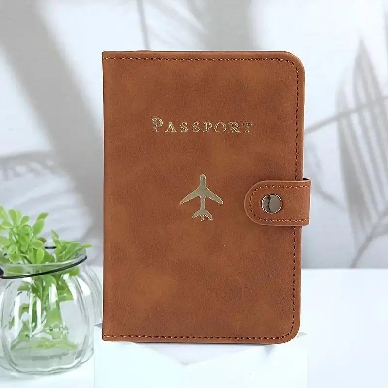 Travel Portfolio Organizer, 1 Count Pu Leather Multi-Functional Passport Bag, Passport Holder with Card Slot, Passport Wallet, Passport Cover, Travel Document Holder, Travel Accessories, Travel Essentials