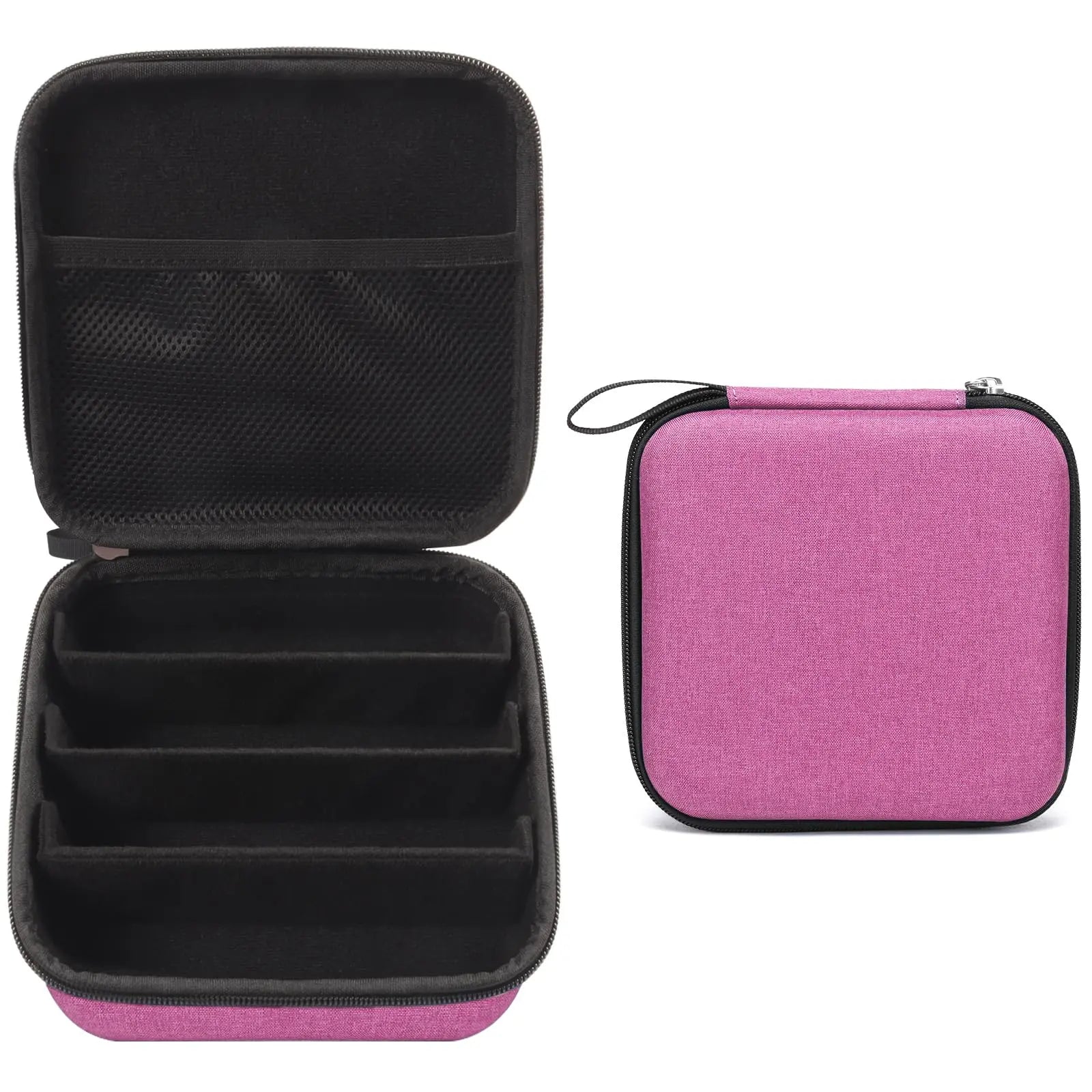 Hard Shell Multi-Pair Glasses Holder - Carry-On, Pouches, Zip, Modern, Travel-Friendly Travel Organizer for Men & Women, Portable Sunglasses Case, Carry-On Travel Organizers, Pouches Travel Organizers