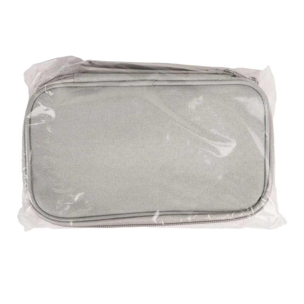 Cable Storage Bag, Portable Double Layer Makeup Storage Box, Waterproof Stationary Storage Container, Travel Organization Pouch for Outdoor Travel, Travel Organizer, Travel Essentials, Travel Gear, Gift Choice #GLOBAL PICKS