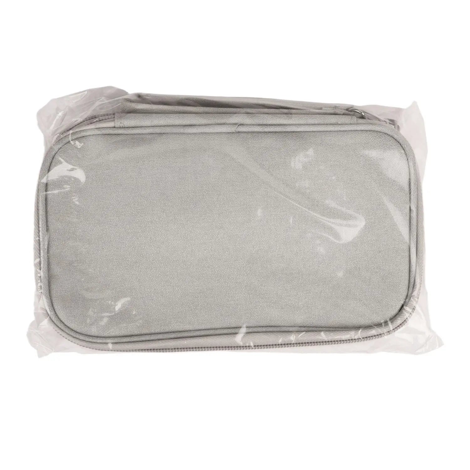 Cable Storage Bag, Portable Double Layer Makeup Storage Box, Waterproof Stationary Storage Container, Travel Organization Pouch for Outdoor Travel, Travel Organizer, Travel Essentials, Travel Gear, Gift Choice #GLOBAL PICKS